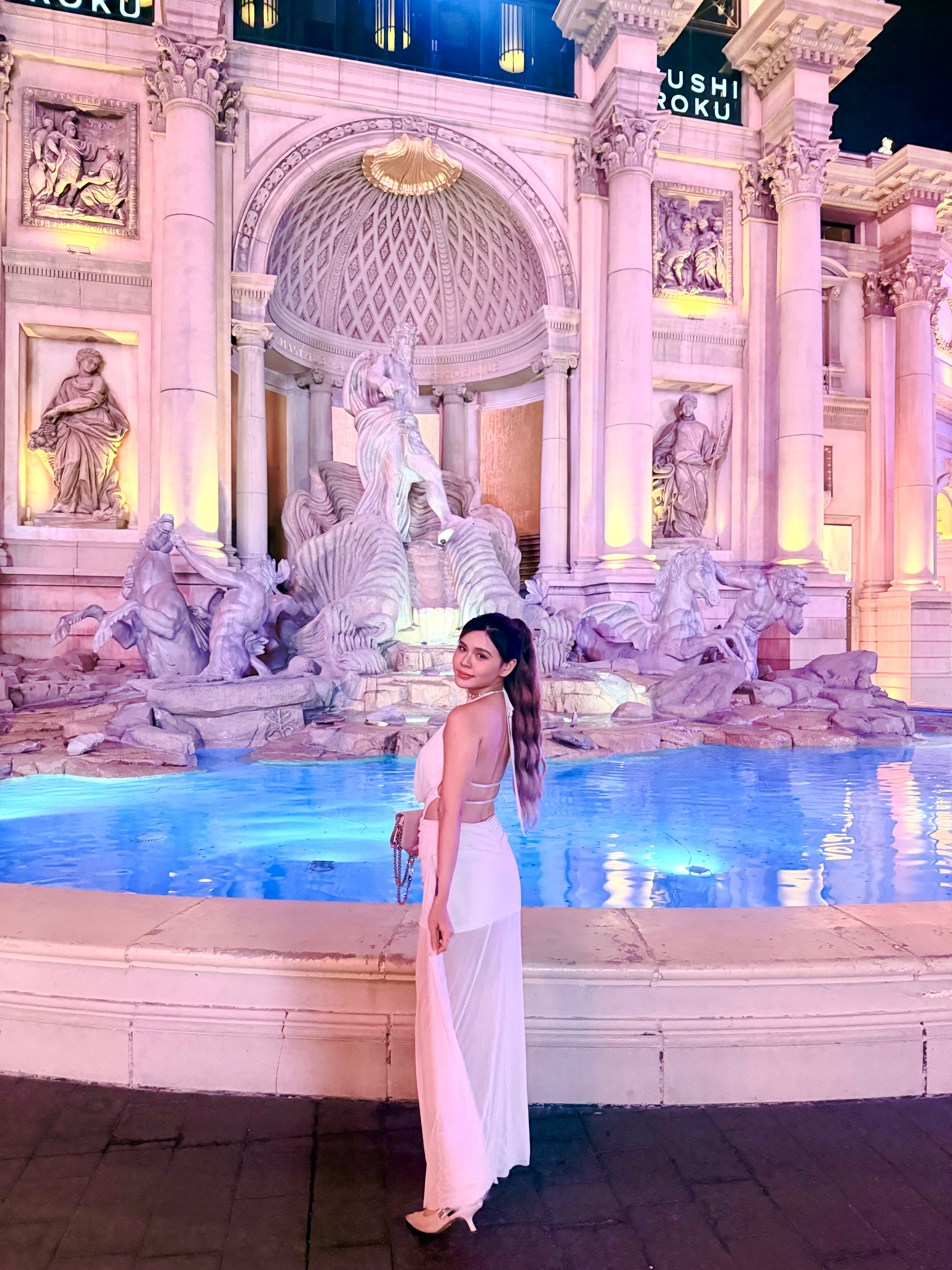 Athena Goddess | Plunging V-Neck Backless Maxi Dress