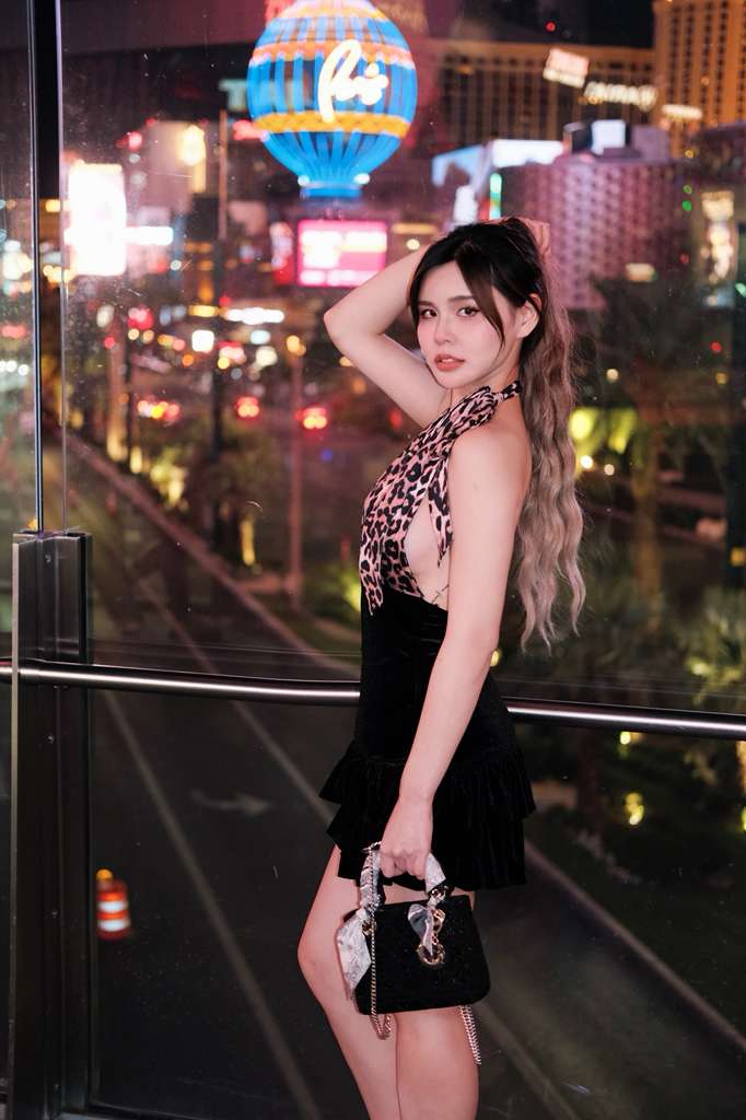 Midnight Muse | Leopard Backless Velvet Mini Dress